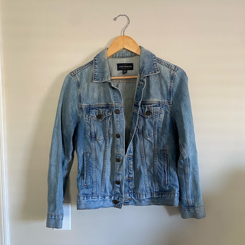 Lucky Brand The Tomboy Trucker Jean Jacket Women’s Size Medium